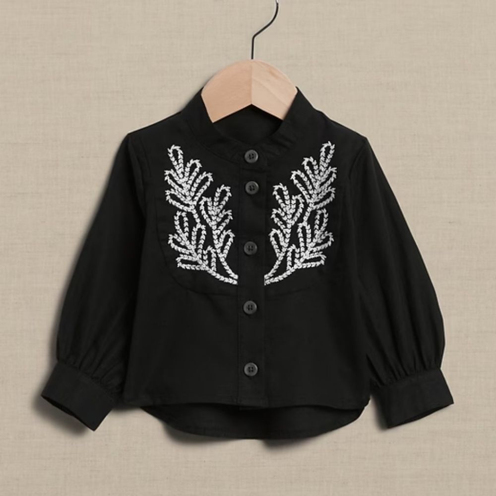 🔥clearance🔥 Linen embroidered shirt
